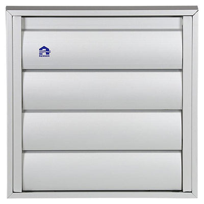 Renson 1013526 - lamellenrooster alu natuur 433 173x173mm | 2 stuks