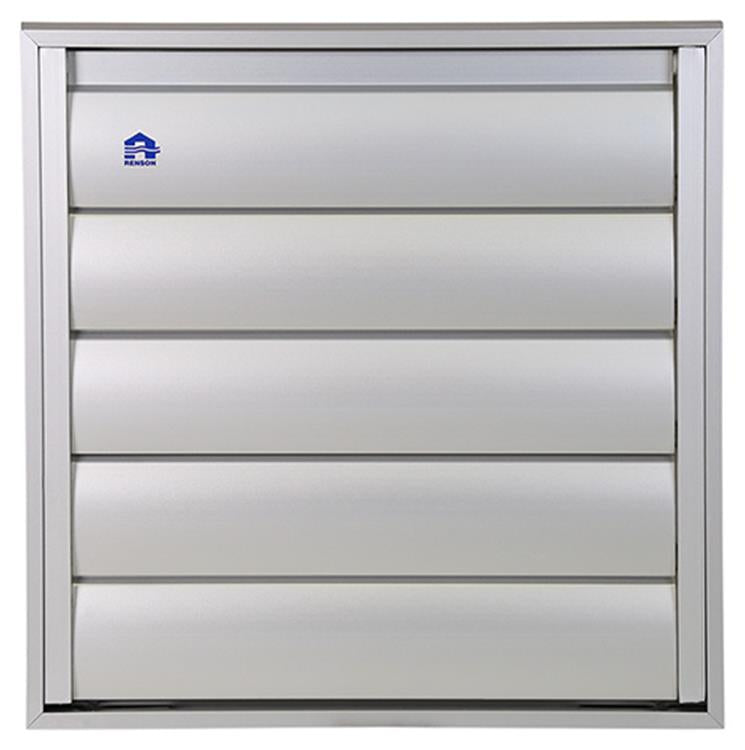 Renson 1013924 - rejilla de lamas aluminio natural 433 210x210mm | 2 piezas