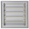 Renson 1013924 - rejilla de lamas aluminio natural 433 210x210mm | 2 piezas