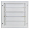 Renson 1013879 - Rejilla de lamas aluminio blanco 433 210x210mm | 2 piezas