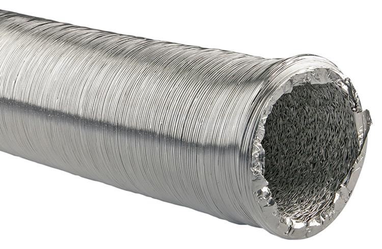 Renson 1048753 - conducto de aire de aluminio flexible suave aludec 245 dia 125 | 2 piezas