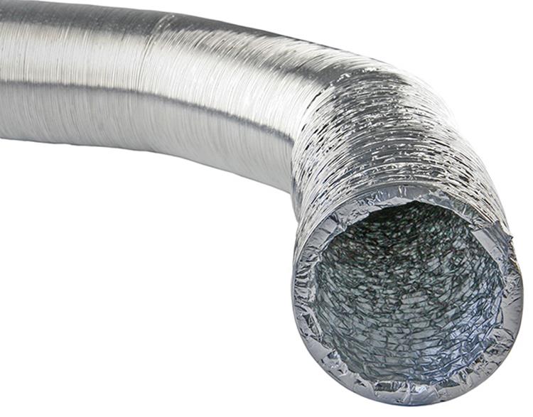 Renson 1048753 - conducto de aire de aluminio flexible suave aludec 245 dia 125 | 2 piezas