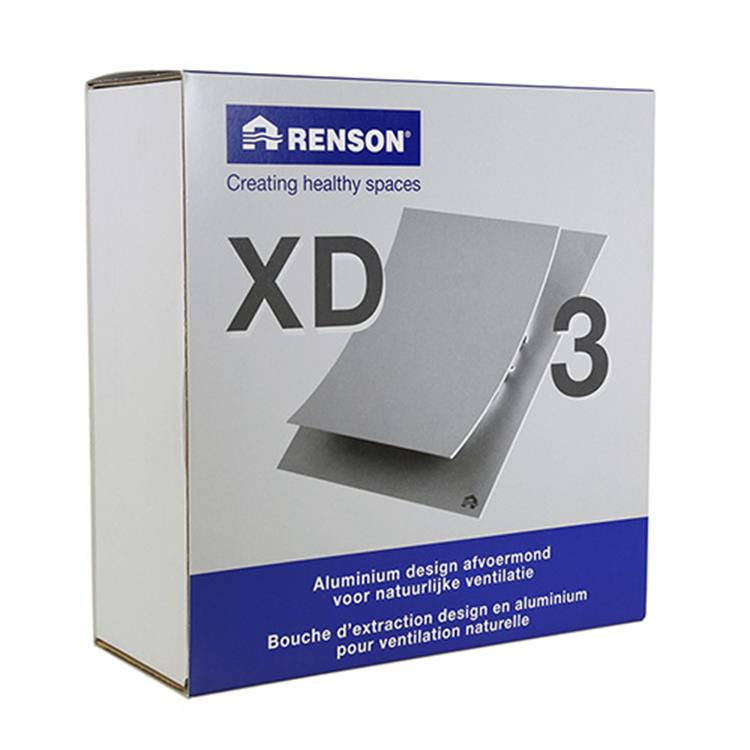 Renson 1006645 - rejilla xd3 mate 9010 233x233mm | 2 piezas
