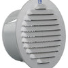 Renson 1008240 - Rejilla de lamas redonda para empotrar. 435 r aluminio ral 9006 ø 80 | 12 piezas