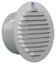 Renson 1008240 - Rejilla de lamas redonda para empotrar. 435 r aluminio ral 9006 ø 80 | 12 piezas