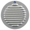 Renson 1008240 - Rejilla de lamas redonda para empotrar. 435 r aluminio ral 9006 ø 80 | 12 piezas