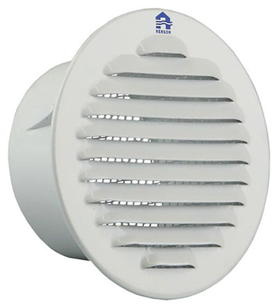 Renson 1008241 - schoepenrooster rond inb. 435 r alu ral 9010 ø 80 | 12 stuks
