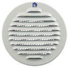 Renson 1008241 - Rejilla de lamas redonda para empotrar. 435 r aluminio ral 9010 ø 80 | 12 piezas