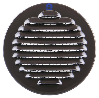 Renson 1008242 - schoepenrooster rond inb. 435 r alu ral 8019 ø 80 | 12 stuks