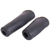 L'impugnatura in pelle edge - set di manico in pelle ergonomica - 135 mm 92 mm - nero