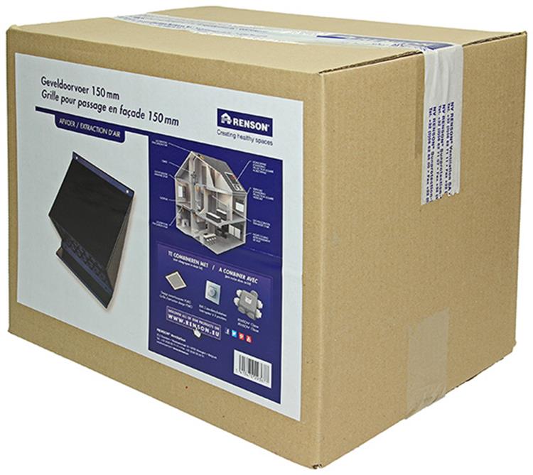 Renson 1053826 - conducto de fachada negro dia 150 | 1 pieza