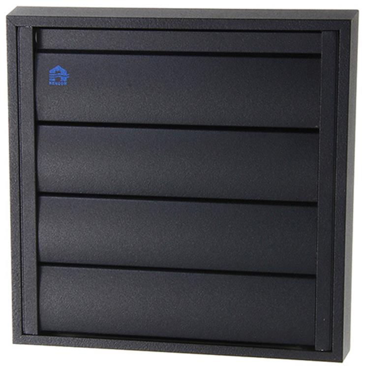 Renson 1057984 - rejilla campana extractora 433 (173x173) ral 9005 negro | 2 piezas
