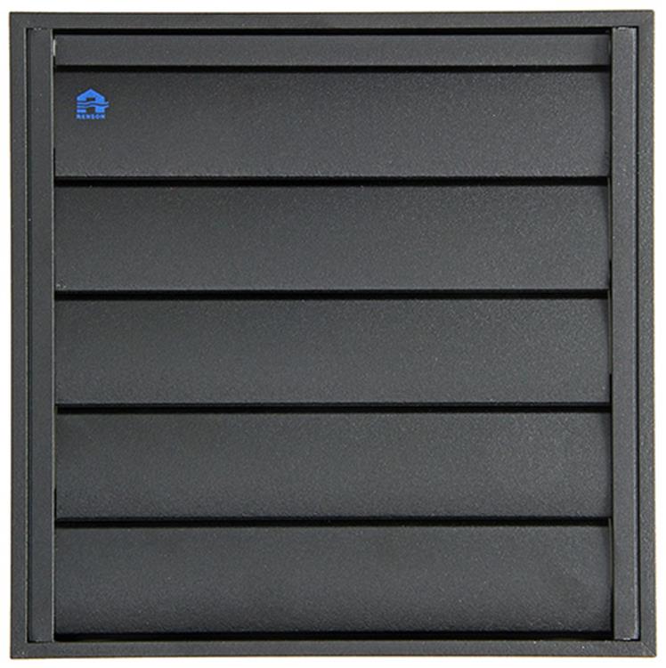 Renson 1057985 - rejilla campana extractora 433 (210x210) ral 9005 negro | 2 piezas