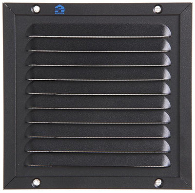Renson 1057986 - opbouw schoepenr kader gaas 437 (150x150) ral 9005 zwart | 2 stuks