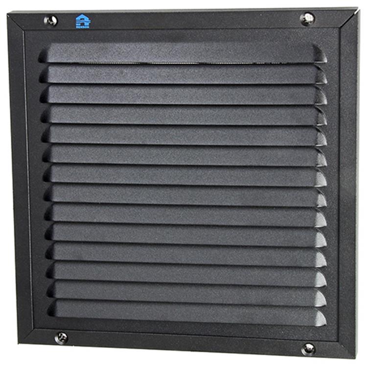 Renson 1057987 - marco de lamas de superficie malla 437 (200x200) ral 9005 negro | 2 piezas