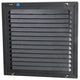 Renson 1057987 - marco de lamas de superficie malla 437 (200x200) ral 9005 negro | 2 piezas