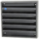 Renson 1057988 - Rejilla de pared de superficie con malla 431 (165x165) ral 9005 negro | 2 piezas