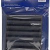 Renson 1057989 - Rejilla de pared de superficie con malla 431 (225x225) ral 9005 negro | 2 piezas