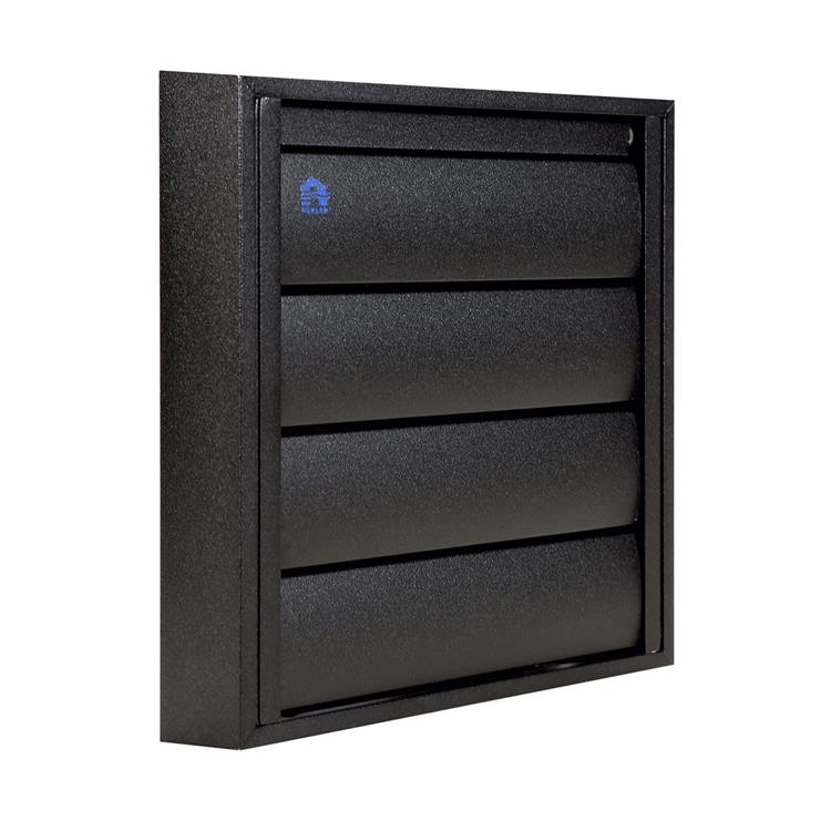 Renson 1057998 - rejilla campana extractora 433 (173x173) ral 9005 negro | 2 piezas