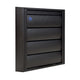 Renson 1057998 - rejilla campana extractora 433 (173x173) ral 9005 negro | 2 piezas
