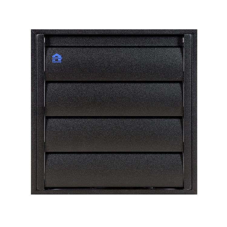 Renson 1057998 - rejilla campana extractora 433 (173x173) ral 9005 negro | 2 piezas