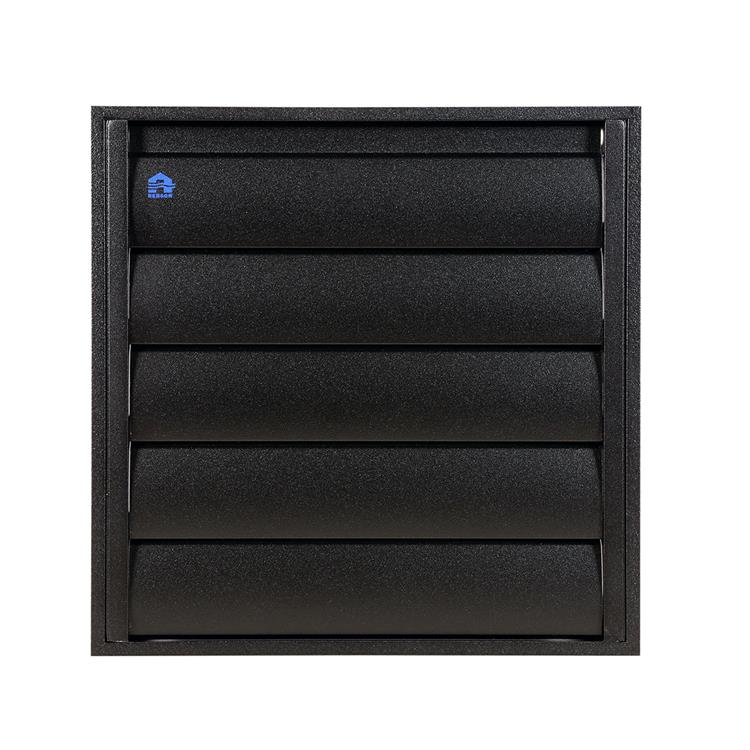 Renson 1057999 - rejilla campana extractora 433 (210x210) ral 9005 negro | 2 piezas