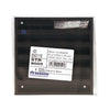 Renson 1058000 - Rejilla de pared de superficie con malla 431 (165x165) ral 9005 negro | 2 piezas