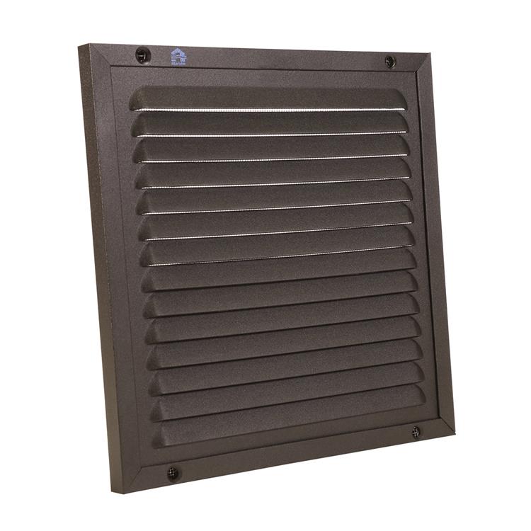 Renson 1058003 - Marco numérico de lamas de superficie malla 437 (200x200) ral 9005 negro | 2 piezas