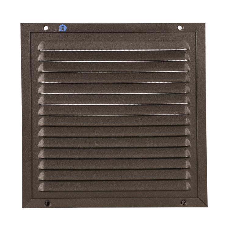 Renson 1058003 - Marco numérico de lamas de superficie malla 437 (200x200) ral 9005 negro | 2 piezas