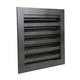 Renson 1058004 - rejilla empotrada con brida 411 (200x200) ral 9005 negro | 2 piezas