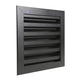 Renson 1057992 - rejilla empotrada con brida 411 (200x200) ral 9005 negro | 1 pieza