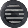 Renson 1057993 - hoja redonda incorporada núm. con malla 434r dia 100 ral 9005 negro | 10 piezas
