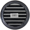 Renson 1057994 - hoja redonda incorporada núm. con malla 434r dia 125 ral 9005 negro | 10 piezas