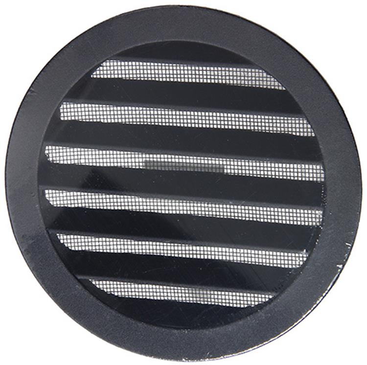 Renson 1057995 - hoja redonda incorporada núm. con malla 434r dia 150 ral 9005 negro | 10 piezas