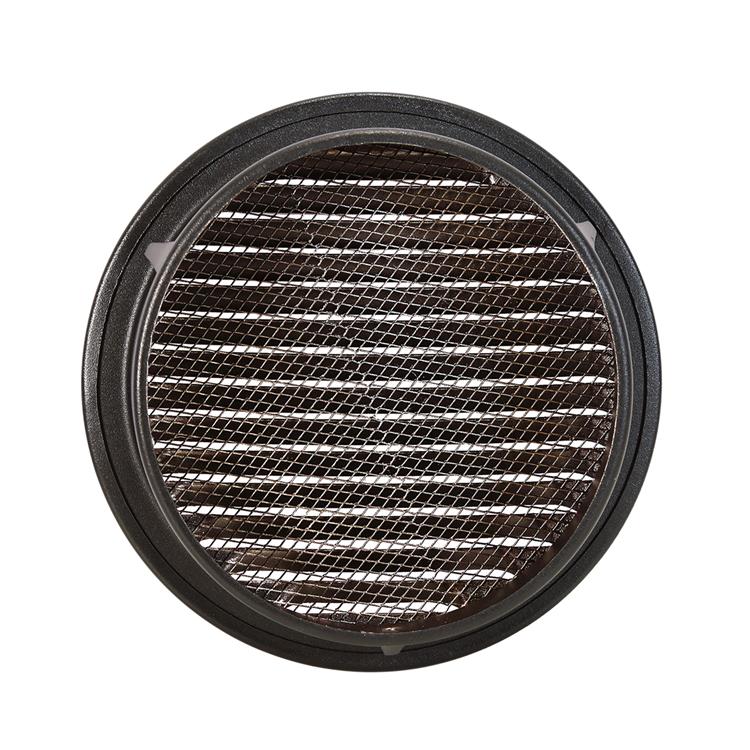 Renson 1057997 - hoja redonda incorporada núm. con malla 435r dia 150 ral 9005 negro | 5 piezas