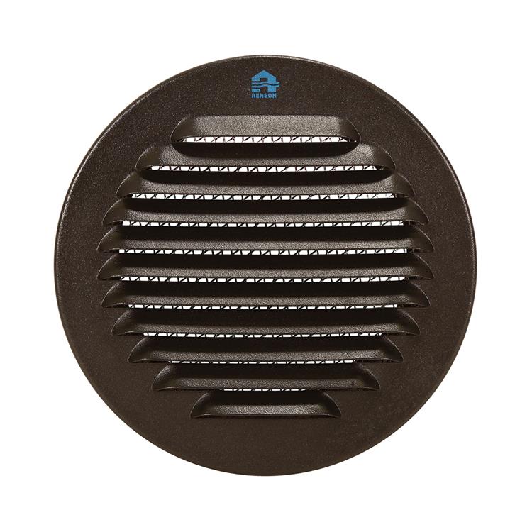 Renson 1057996 - hoja redonda incorporada núm. con malla 435r dia 115 ral 9005 negro | 5 piezas