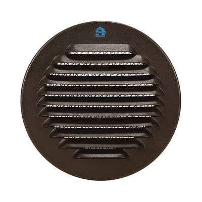 Renson 1057996 - inbouw rond schoepenr met gaas435r dia 115 ral 9005 zwart | 5 stuks