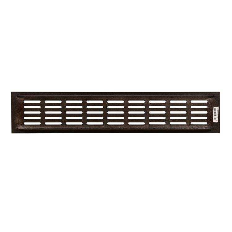 Renson 1059706 - tira de ventilación 381 80 (400 mm) ral 9005 estructura negro | 2 piezas