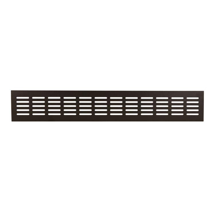 Renson 1059707 - tira de ventilación 381 80 (500 mm) ral 9005 estructura negro | 2 piezas