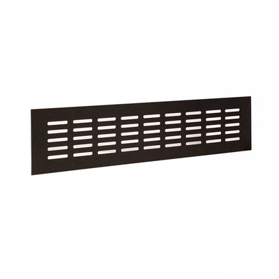 Renson 1059704 - ventilatiestrip 381 80 (400mm)ral 9005 structuur zwart | 4 stuks