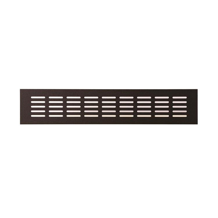 Renson 1059704 - tira de ventilación 381 80 (400 mm) ral 9005 estructura negro | 4 piezas