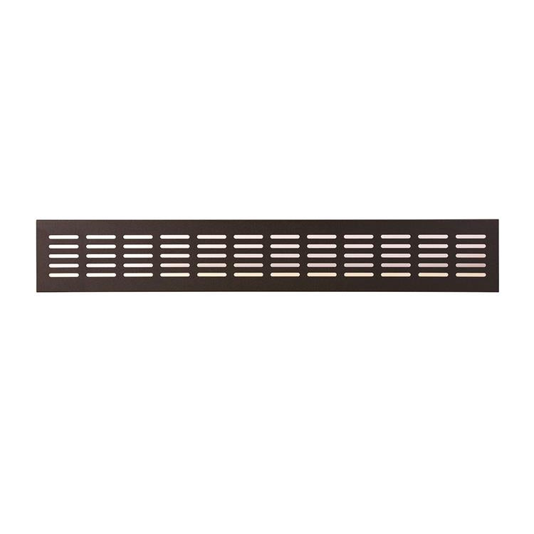 Renson 1059705 - tira de ventilación 381 80 (500 mm) ral 9005 estructura negro | 4 piezas