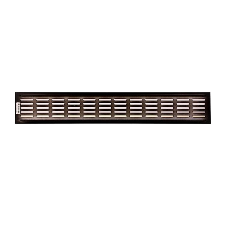 Renson 1059705 - tira de ventilación 381 80 (500 mm) ral 9005 estructura negro | 4 piezas