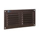 Renson 1061638 - rejilla de lamas de superficie 436 200x100 ral 9005 negro | 10 piezas
