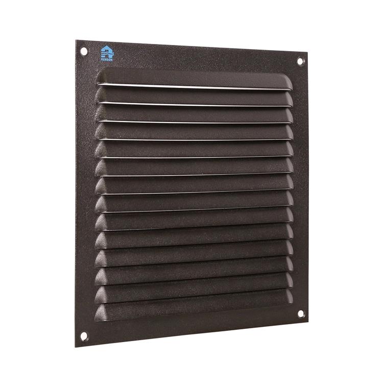 Renson 1061639 - Rejilla de lamas de superficie 436 200x200 ral 9005 negro | 10 piezas