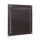 Renson 1061639 - Rejilla de lamas de superficie 436 200x200 ral 9005 negro | 10 piezas