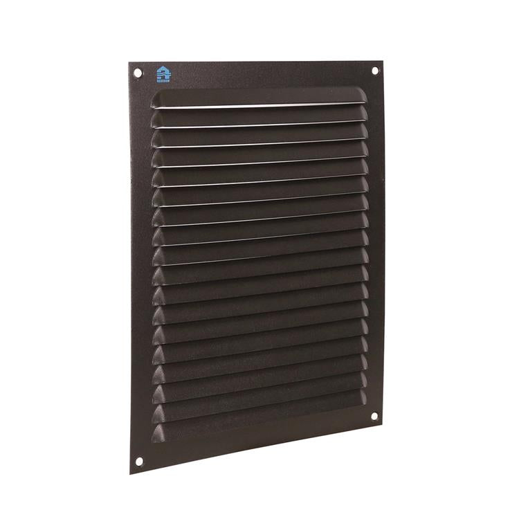 Renson 1061640 - Rejilla de lamas de superficie 436 200x250 ral 9005 negro | 10 piezas