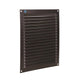 Renson 1061640 - Rejilla de lamas de superficie 436 200x250 ral 9005 negro | 10 piezas