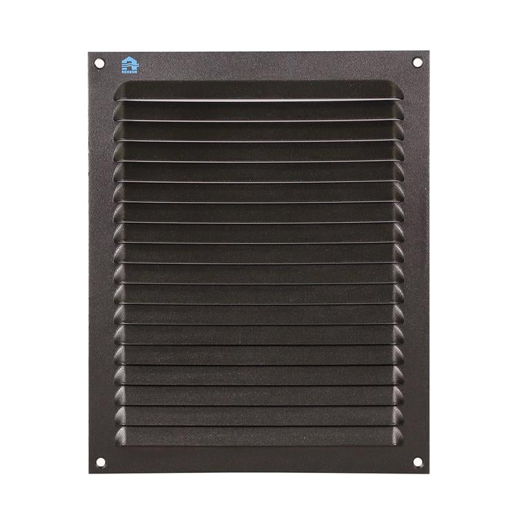 Renson 1061640 - Rejilla de lamas de superficie 436 200x250 ral 9005 negro | 10 piezas