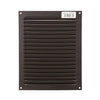 Renson 1061640 - Rejilla de lamas de superficie 436 200x250 ral 9005 negro | 10 piezas
